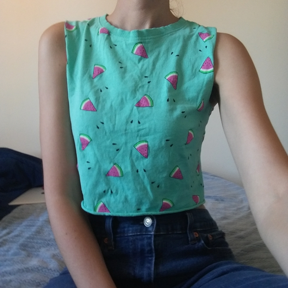 🌸 3 for $20 Watermelon Crop Top XS